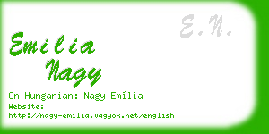 emilia nagy business card